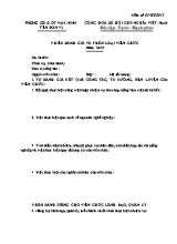 Mẫu Phiếu đánh giá và phân loại viên chức năm 2015